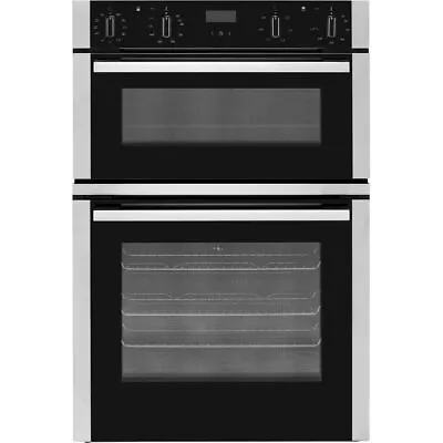 NEFF U1ACE5HN0B Built In 59cm Electric Double Oven Stainless Steel A/B • £919