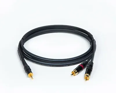 Mogami 2965 W2965  Stereo Mini Jack 3.5mm (1/8'') TRS To Dual RCA Plugs Cable. • £40.82