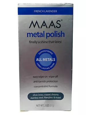 Maas Metal Polish 2oz Tube Multi-Surface All Metal French Lavender Free Shipping • $37.95