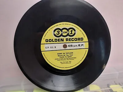 BABES IN TOYLAND - 3 ON 1 GOLDEN RECORD - I CAN'T DO THAT SUM EP111B - 7  Vinyl • £4.95