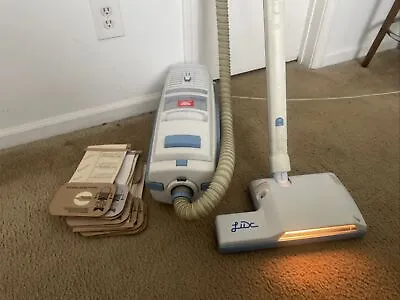 Electrolux Lux 5000 Vacuum Cleaner W/ Canister Hose Wand Floor Brush WORKS! • $125