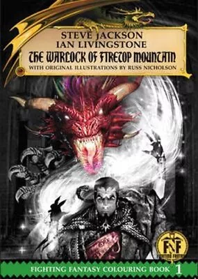 Warlock Of Firetop Mountain Colouring Book By Jackson 9781911390039 | Brand New • £14.12