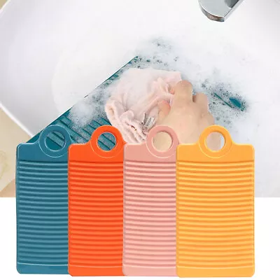 Mini Slip Washboard Thicken Washing Board Laundry Cleaning Tool Plastic Home • $11.39