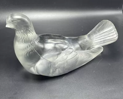 R Lalique France Rare Antique Large Dove Bird Figurine 1920s • £1140.19