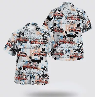 Fire Department City Of New York 2017 Ladder 25 - Manhattan Hawaiian Shirt • $30.95