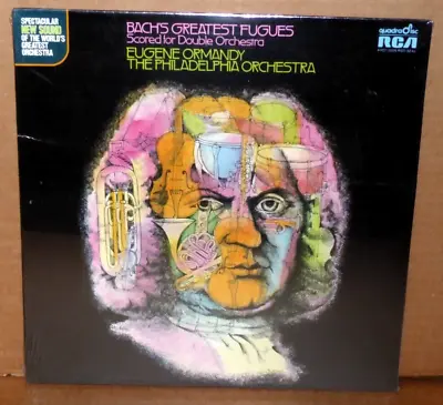 Bach's Greatest Fugues Double Orch Eugene Ormandy Quadradisc SEALED NEW Vinyl LP • $20.99