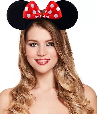 £3.99 • Buy Prettymake® Sequin Minnie Mouse Disney Headband | Children Or Adults | Red Polka