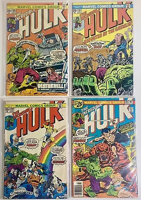 Lot Of 12 Incredible Hulk Marvel Bronze Age Comics! Conan Kronus Absorbing Man • $49.99