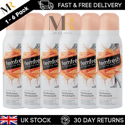 £14.45 • Buy Femfresh Intimate Hygiene Feminine Freshness Deodorant Spray 125ml