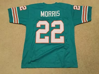 UNSIGNED CUSTOM Sewn Stitched Mercury Morris Teal Jersey - M L XL 2XL 3XL • $35.99