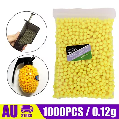 1000PCS Hard Airsoft Pellets BB Strikeball 0.12g 6mm Tactical BB Balls (6mm) • $38.77