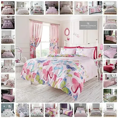 Luxury Printed PINK DUVET COVER SET&Pillow Case Bedding Quilt Single Double King • £15.99