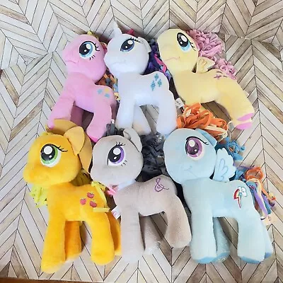 My Little Pony SET OF 6 Plush 12” Hasbro. Surface Washable Only. Doll Girls • $65