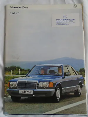 Mercedes 280 SE Brochure May 1981 • $11.19