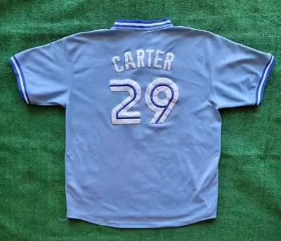 Vintage Toronto Blue Jays 1993 Mitchell & Ness Jersey Joe Carter #29 Size 52 • $53.10