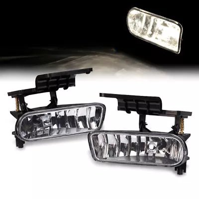 $19.99 • Buy 99-02 Chevy Silverado 00-06 Suburban Tahoe Clear Lens Fog Light Lamps