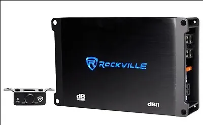 Rockville DB11 1400 Watt Peak/350 Watt RMS Mono 2-Ohm Amplifier Car Amp • $74.99
