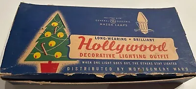 Vintage Hollywood Decorative Christmas Lighting Montgomery Ward • $14.95