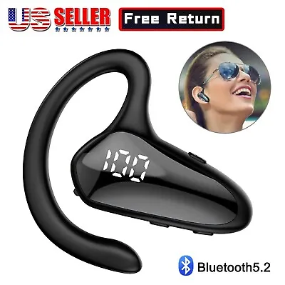 Bluetooth 5.2 Headset TWS Wireless Earphones Earbuds Stereo Headphones Ear-Hook • $12.97