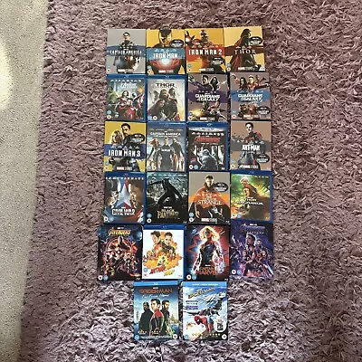Marvel Blu Ray Bundle Collection 22 Movies Films Phase 1 2 3 • £48