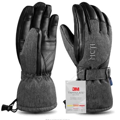 £11.99 • Buy MCTi Waterproof Men Ski Gloves Thermal Winter Snowboard 3M Thermal Thinsulate