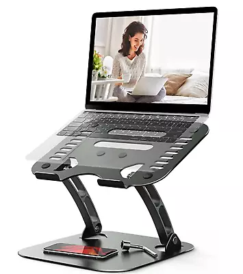 $39.95 • Buy Adjustable Laptop Stand For Desk Ergonomic Aluminum With Heat-Vent For10 -17 
