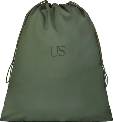 US Military USGI Barracks Cotton Laundry Bag Green NSN 8465-00-530-3692 • $9.95