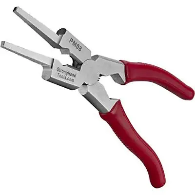 Mig Welding Pliers 8-Inch Nozzle Cleaner Rounded Hammer Face Spring Loade • $21.15