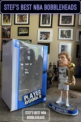 Dirk Nowitzki Dallas Mavericks MPV & Champion Trophy Legend Bobblehead • $450