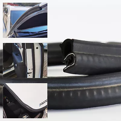 $17.66 • Buy Automotive Rubber Seal Trim Door Protect Sharp Edges/Water/Damage/Noise 5 FT