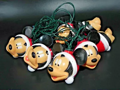 Vintage Disney Indoor Christmas Lights Mickey Mouse Battery Operated. • $20