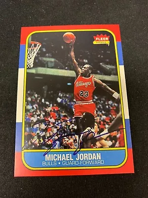 1986-87 Fleer Michael Jordan ROOKIE REPRINT - READ • $11.04