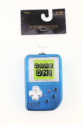 Robert Stanley Video Game Handheld Game Boy Blown Glass Christmas Ornament New • $9.99