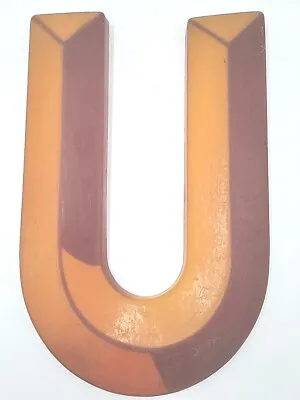*Rare* Red 16.75   Vintage Movie Marquee Theater Sign Plastic Letter *U* • $10.93