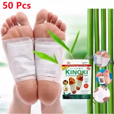 50PCS Foot Detox Pads Cleansing Patch Pain Relief Soothing Herbal Organic US • $9.69