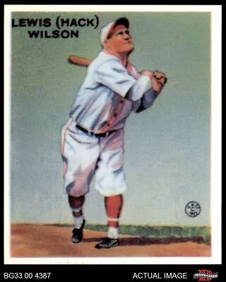 1933 Goudey Reprint #211 Hack Wilson Dodgers HOF 8 - NM/MT • $7