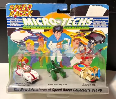 Vintage Ace Toys 1994 Speed Racer Micro Techs New Adventure Collector Set #6 NOS • $9.98