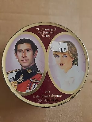 Charles And Diana Wedding Tinned Travel Sweets 1981 • £5