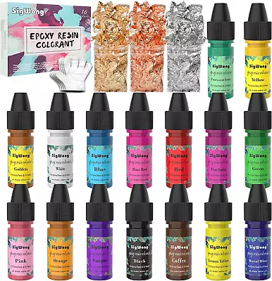 Epoxy Resin Pigment: 16 Colors For DIY Jewelry Making • $18.89