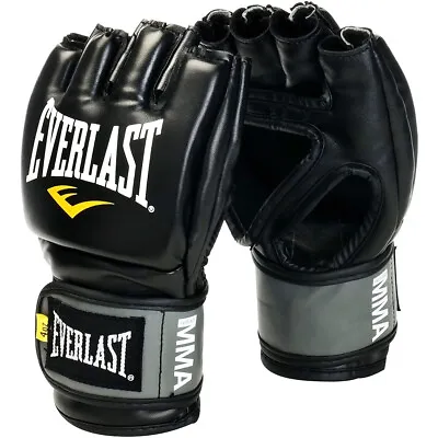 Everlast Pro Style Grappling MMA Gloves - Large (L/XL) - Black • $29.99