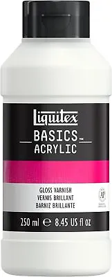 LIQUITEX Basics Acrylic Additive Gloss Varnish 250 Ml Tube • £13.96