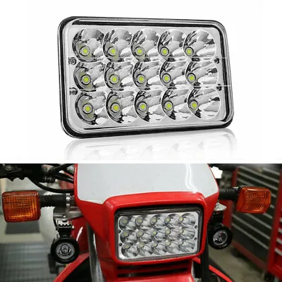 4X6  Motorcycle LED Headlight Lamp Hi/Low For Honda XR250 XR250L XR650L XR650R • $20.99