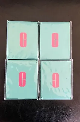 Lot Of 4 X CLINIQUE Travel Compact Makeup Mirror In Seafoam Green Flip Stand Up • $13.99