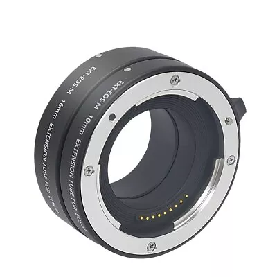 Alloy AF Macro Extension Tube Adapter Ring 10/16mm For Canon EOS EF-M M5 M6 M100 • £24.95