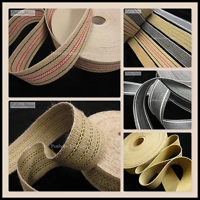 Upholstery Chair Webbing Traditional Jute Woven Craft Sewing Tapes Sofa Straps • £2.54