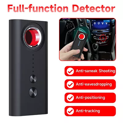 Anti-Spy RF Signal Bug Detector Hidden Camera Laser Lens GSM Finder New • $16.22