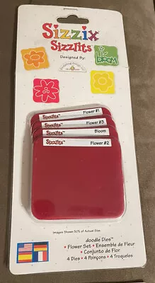 Flower Sizzix Sizzlits Die Set 38-9626 NEW! 4 Plates Bloom Flowers L3 • $8.49