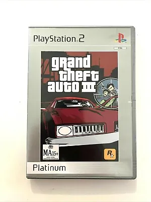 Grand Theft Auto III 3 PS2 Game GTA3 NEW Sealed PlayStation 2 PAL Platinum • $200.40