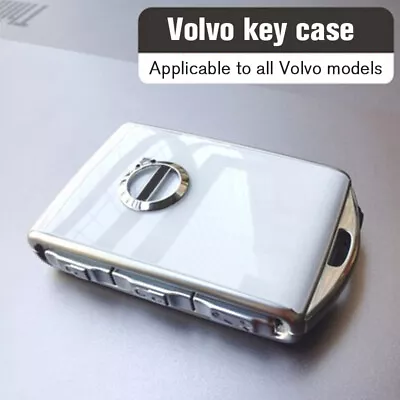 Car Key Fob Shell Cover Zinc Alloy Frame Case For Volvo S90 S60 XC60 XC40 V60V90 • $36.99