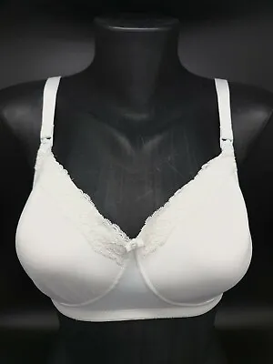 £6.99 • Buy Marks Spencer  Floral Maternity Non Wire Easy Drop Clips Nursing Bra Size 32dd